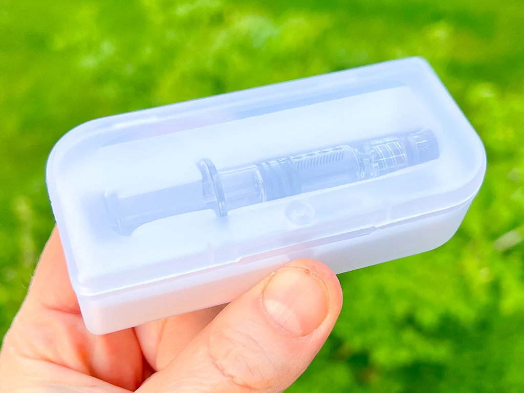 Glass Syringe with Blunt Tip - Image 2